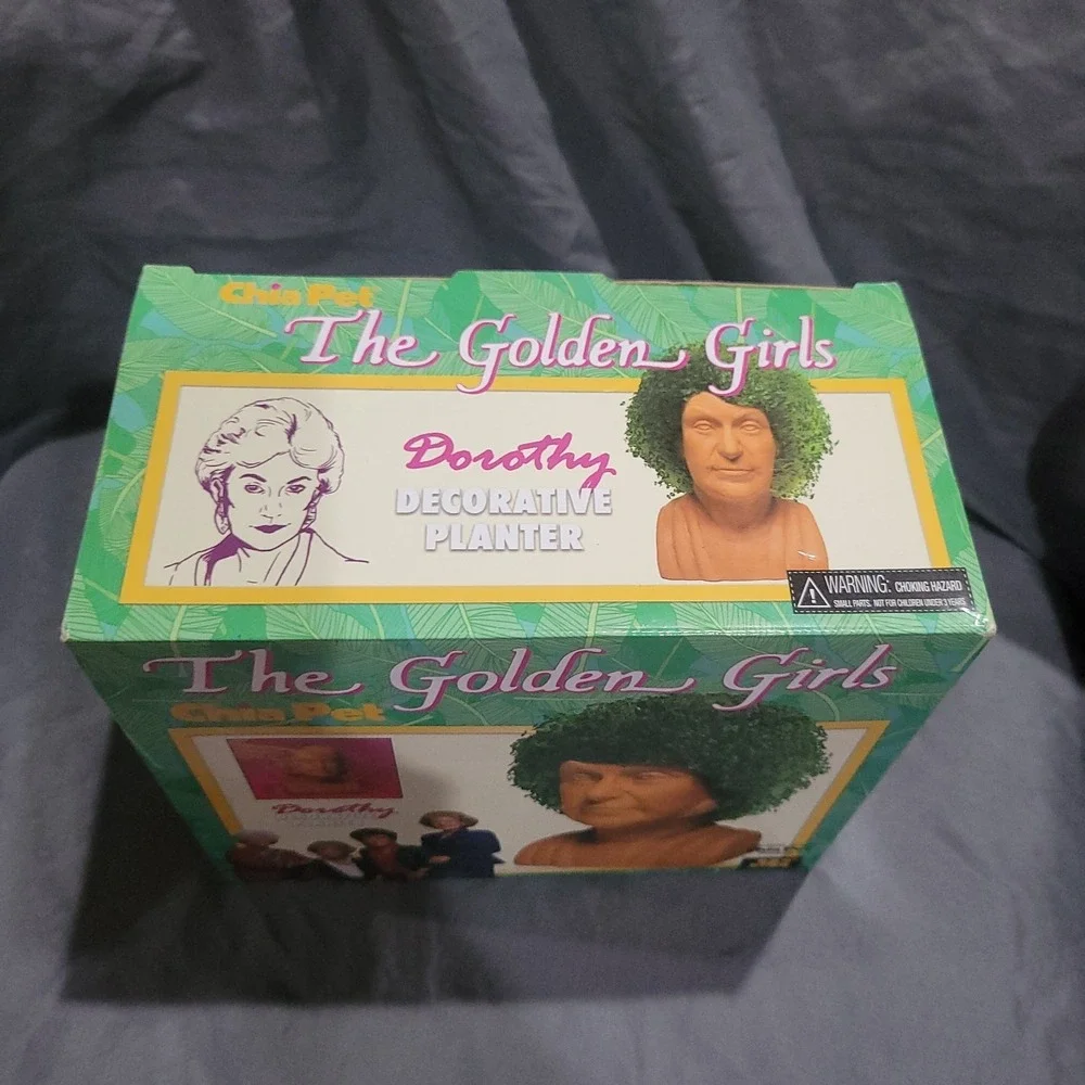 Golden Girls Chia Pet Dorothy Decorative Pottery Planter